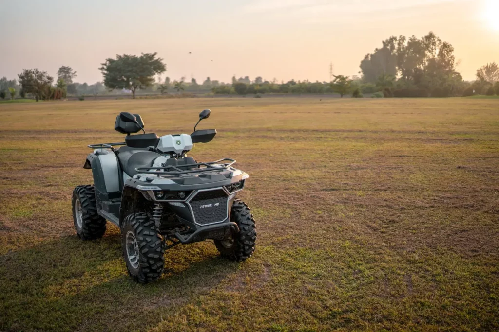 ATV - Bike at homestead - Jim Corbett