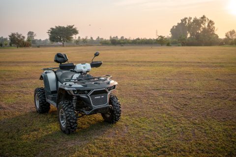 ATV - Bike at homestead - Jim Corbett