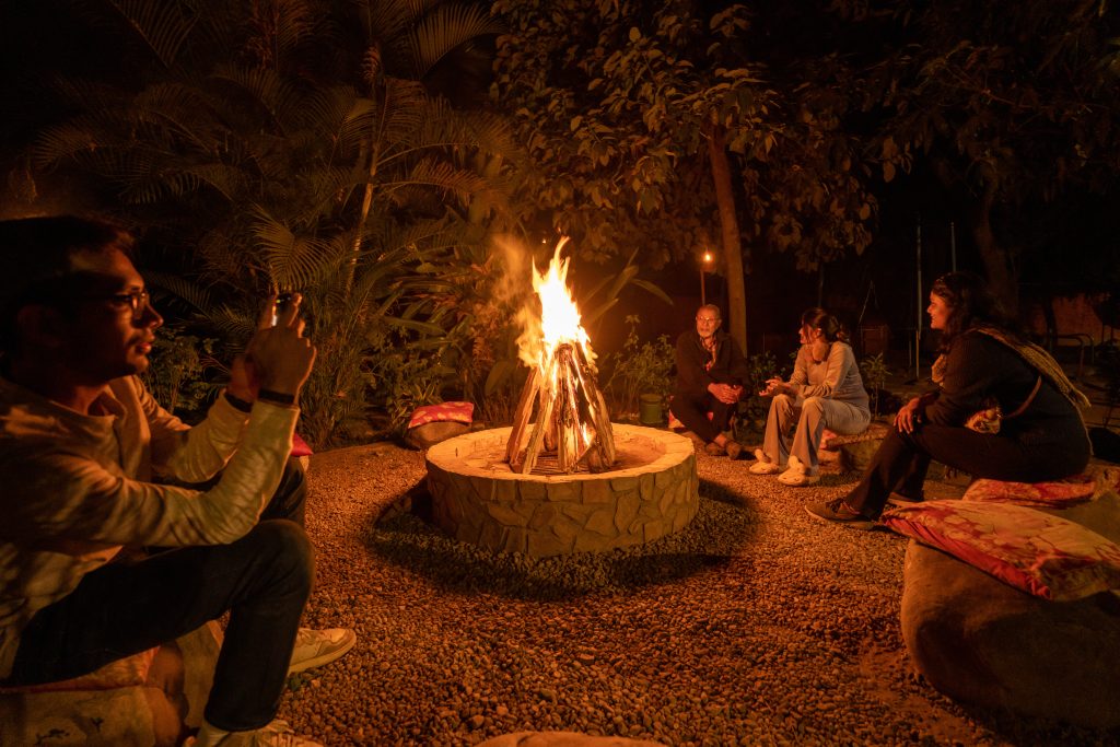 Bonfire Nights in the Garden - Homestead, Jim Corbett