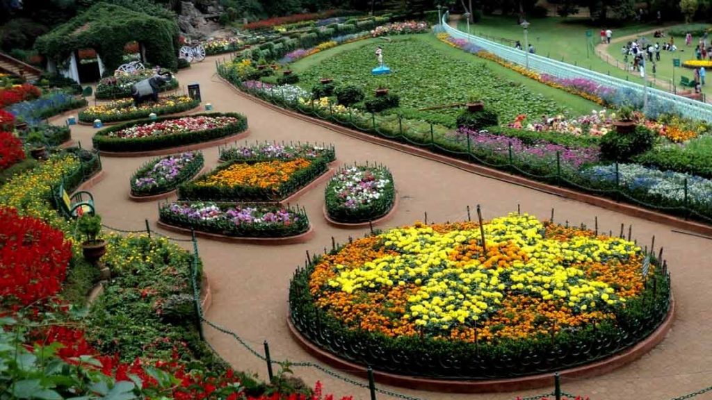 Sims Park during sightseeing in Coonoor