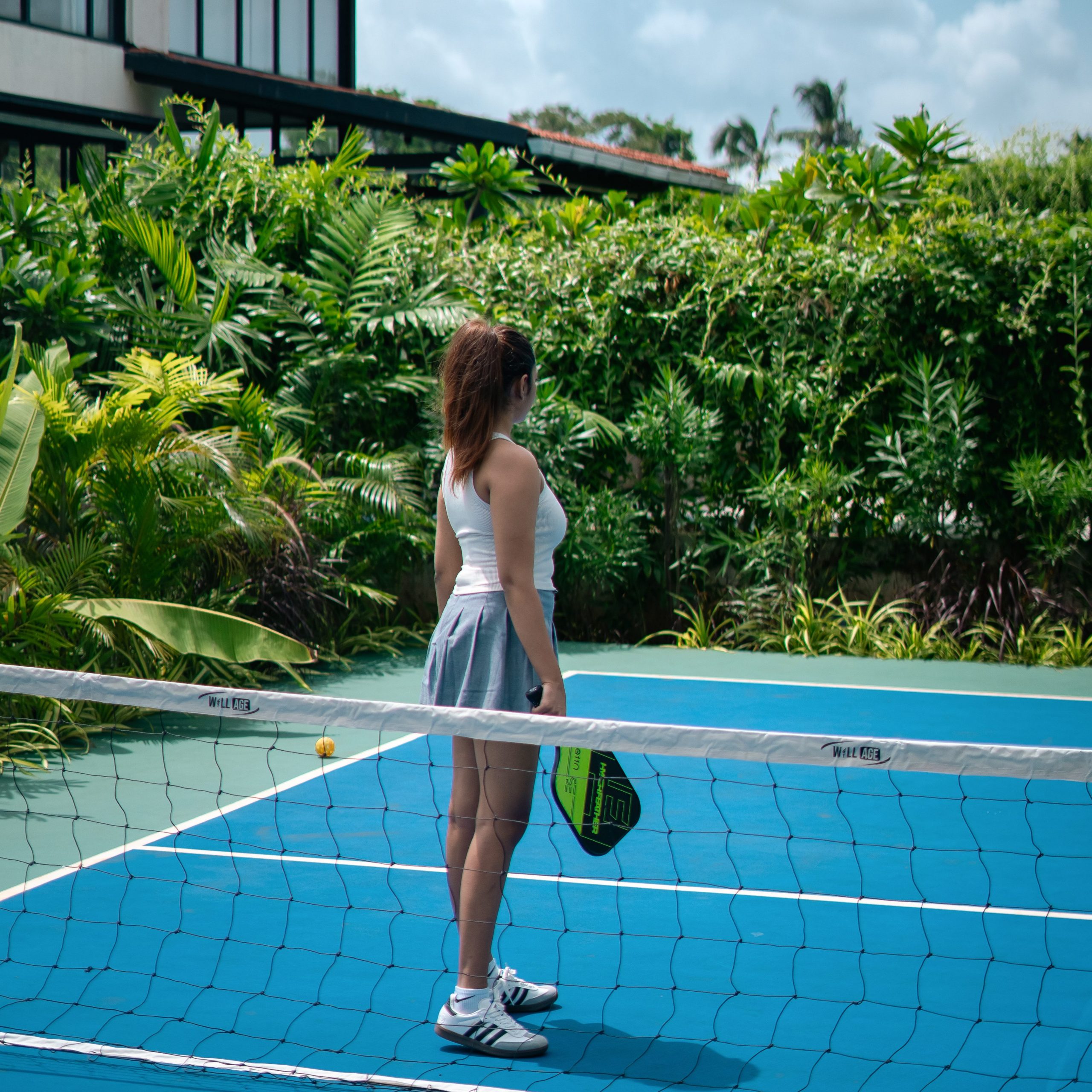 pickleball court in alibaug