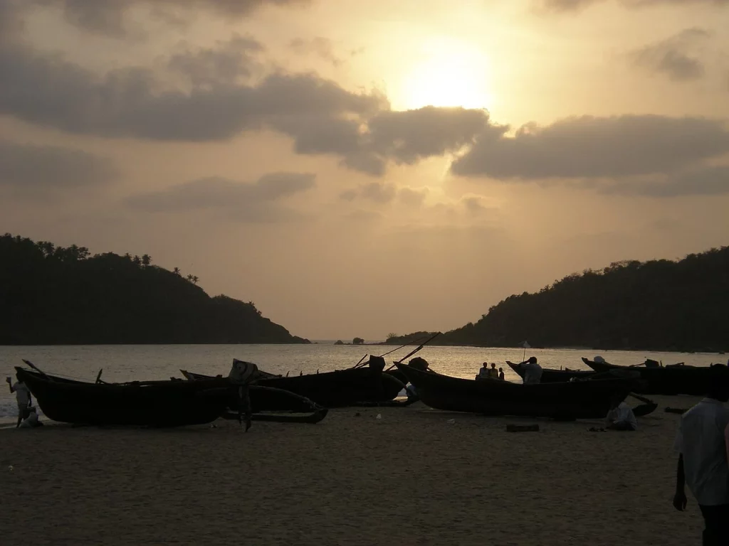 Sunset at butterfly beach