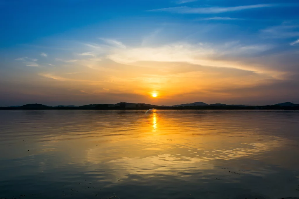 sunset in goa
