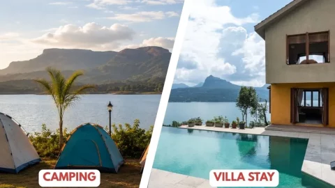 Camping vs Villa Stay in Lonavala