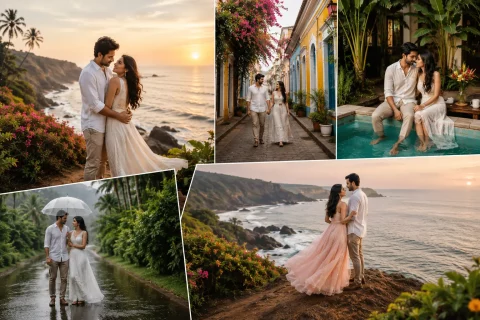 5 Unique Ideas For Your Pre-Wedding Photoshoot in Goa